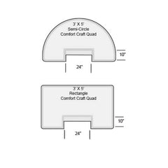 Comfort Craft® Quad Salon Mats