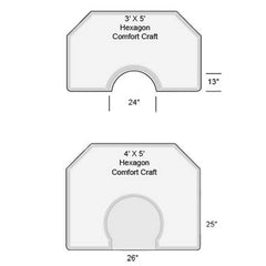Comfort Craft® Hexagon Salon Mats