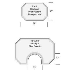 Phat Footsie® Shampoo Mat