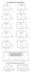 Rhino Hide® Salon Mats Semi-Circle